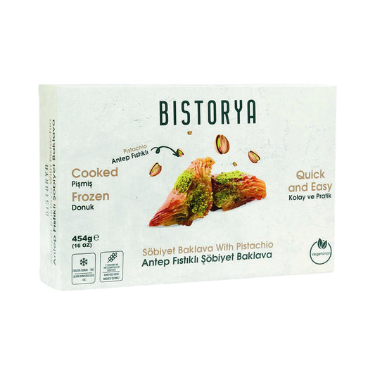 Bistorya Pistachio Sobiyet Baklava 454 g (Case of 15)