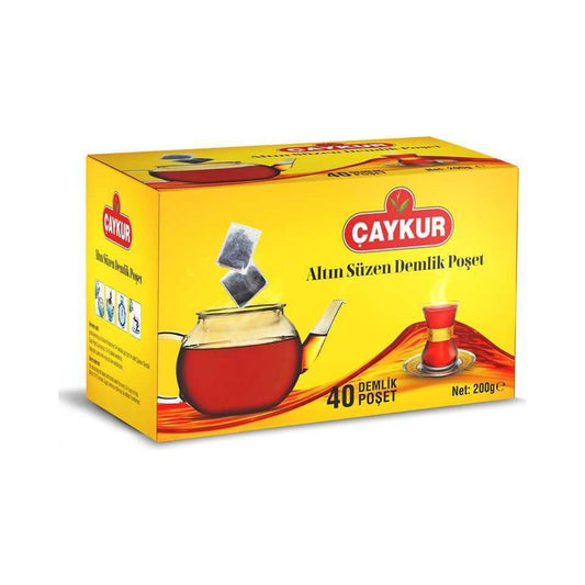 Caykur Altin Teapot Filter Black Tea Bags 200 g