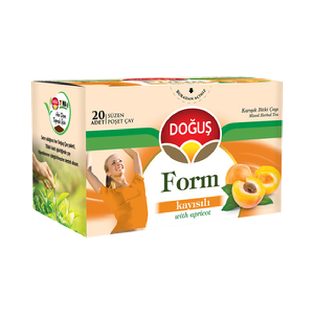 Dogus Form Apricot Tea Bags 20-Pack