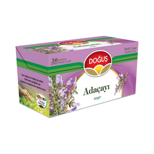 Dogus Form Sage Tea Bags (Single Serving Tea Bags) 20-Packs 50 g