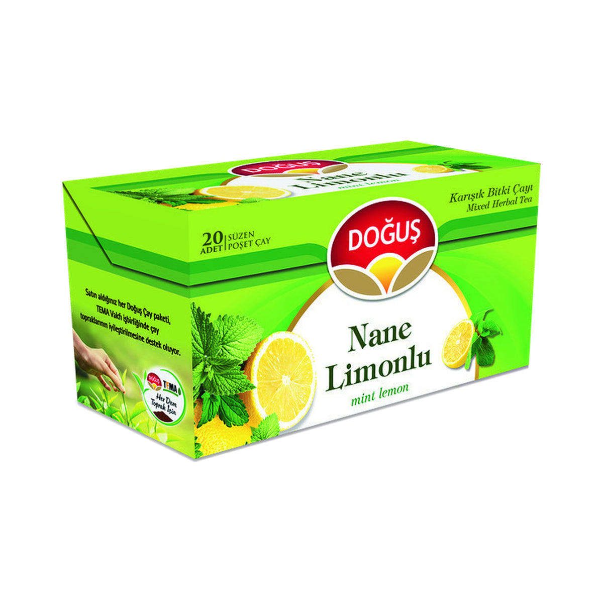 Dogus Mint & Lemon Tea Bags 20-Pack
