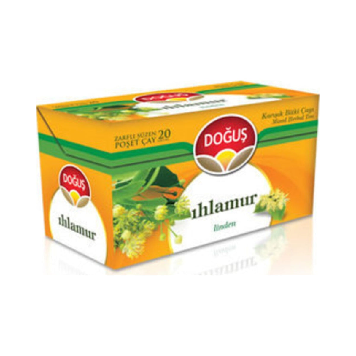 Dogus Form Linden Tea Bags (Single Serving Tea Bags) 20-Packs 50 g