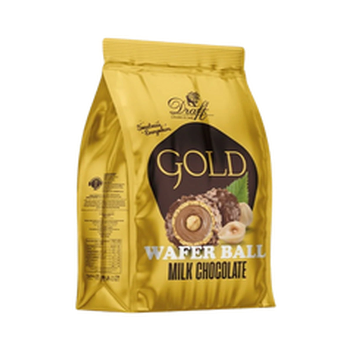 Draft Gold Whole Hazelnut Chocolate Coated Wafer 150 g