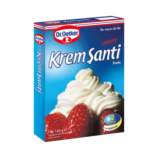 Dr. Oetker Plain Whipped Cream Powder 2-Pack 72 g
