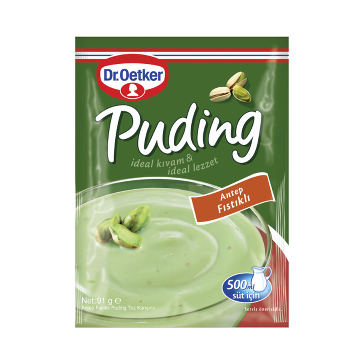 Dr. Oetker Pistachio Pudding Mix 91 g (Case of 24)