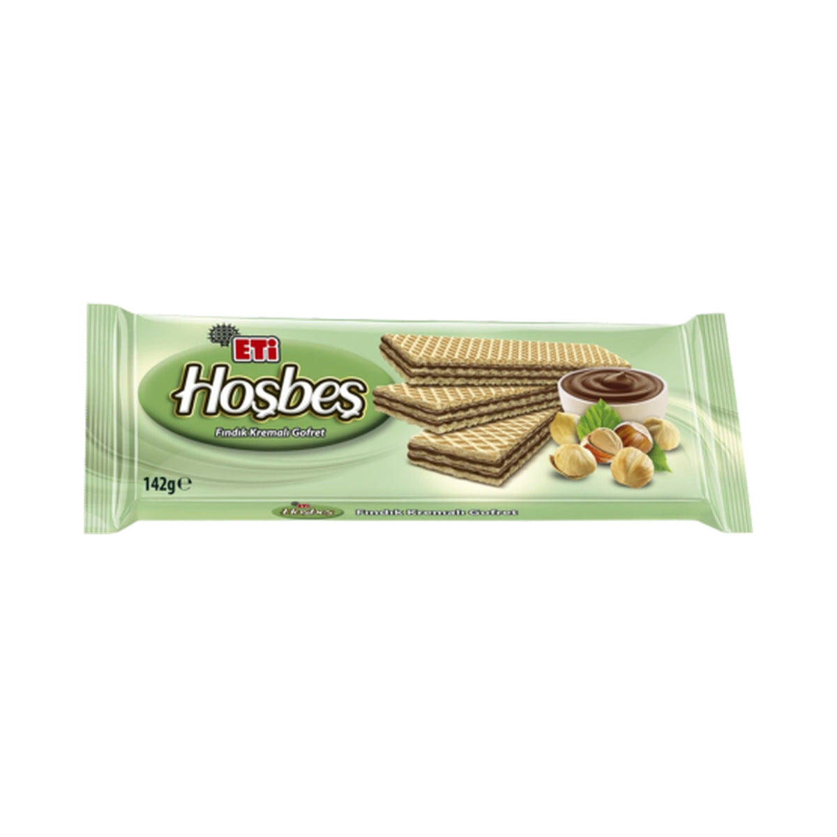 Eti Hosbes Hazelnut Wafer 142 g (Case of 20)
