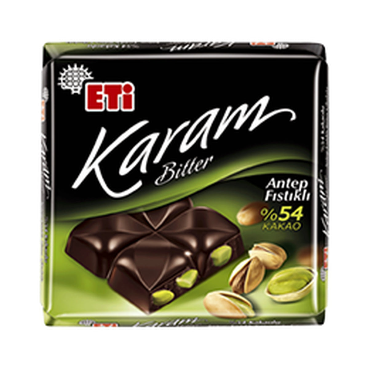 Eti Karam 54% Dark Chocolate with Pistachio 60 g