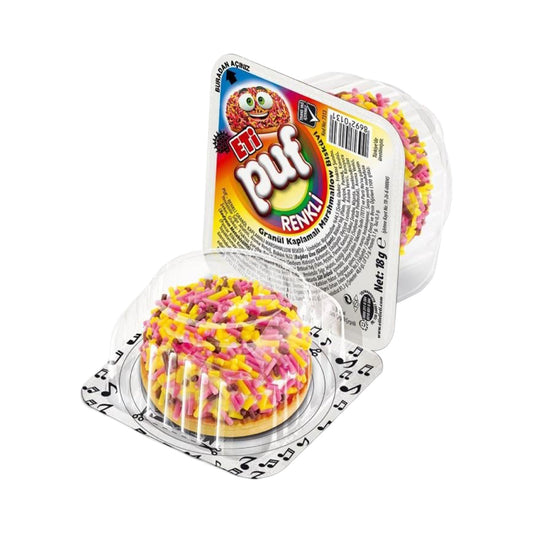 Eti Puf Colored Marshmallow Cookies 18 g