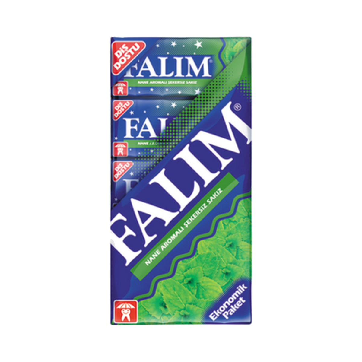 Falim Mint Chewing Gum 5-Pack (Case of 20)