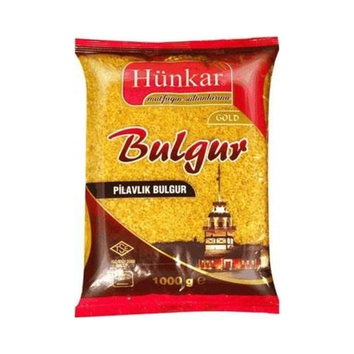 Hunkar Coarse Bulgur for Pilaf 1000 g (Case of 16)
