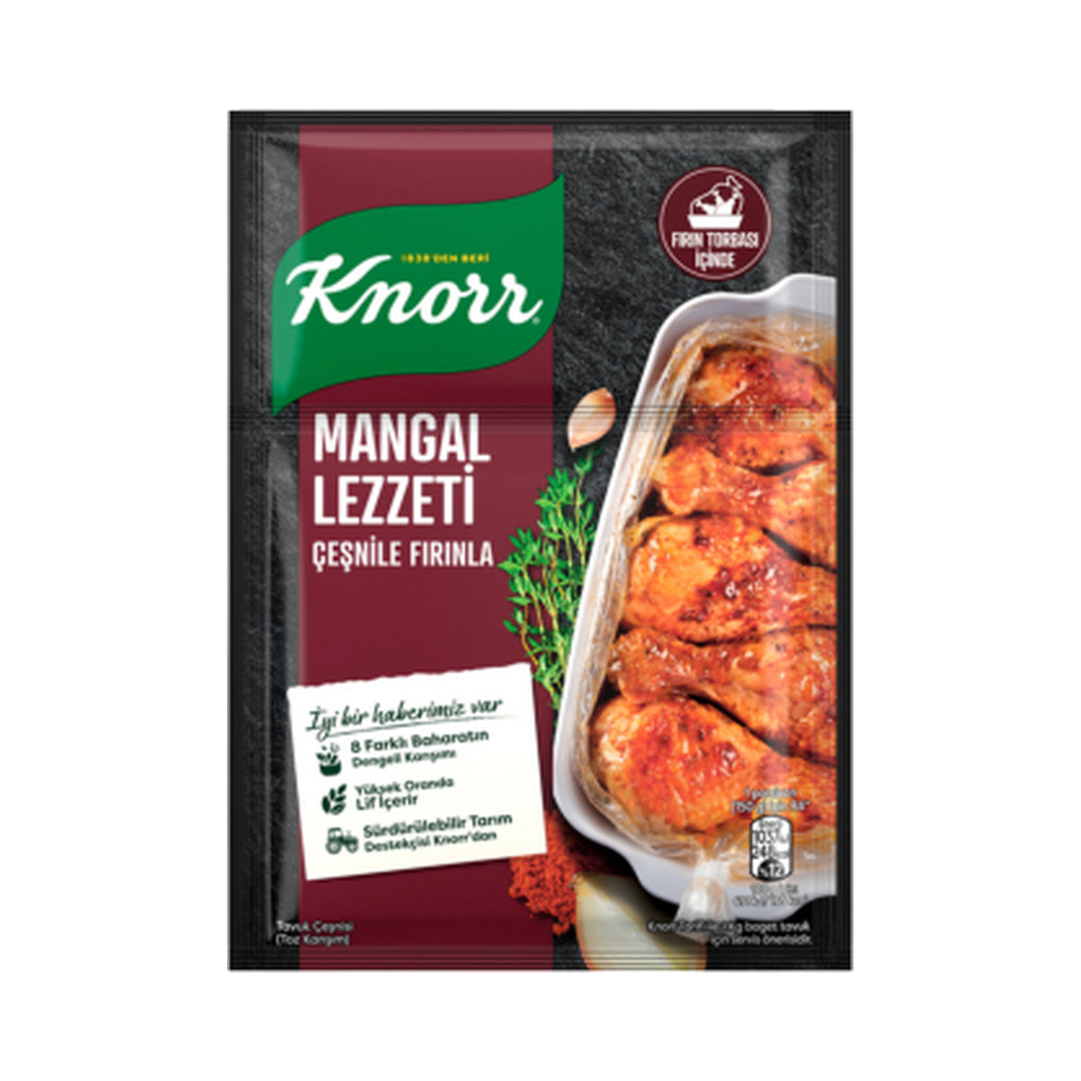 Knorr Oven Roasted Chicken Seasoning (Barbecue Flavor) 35 g (Case of 12)