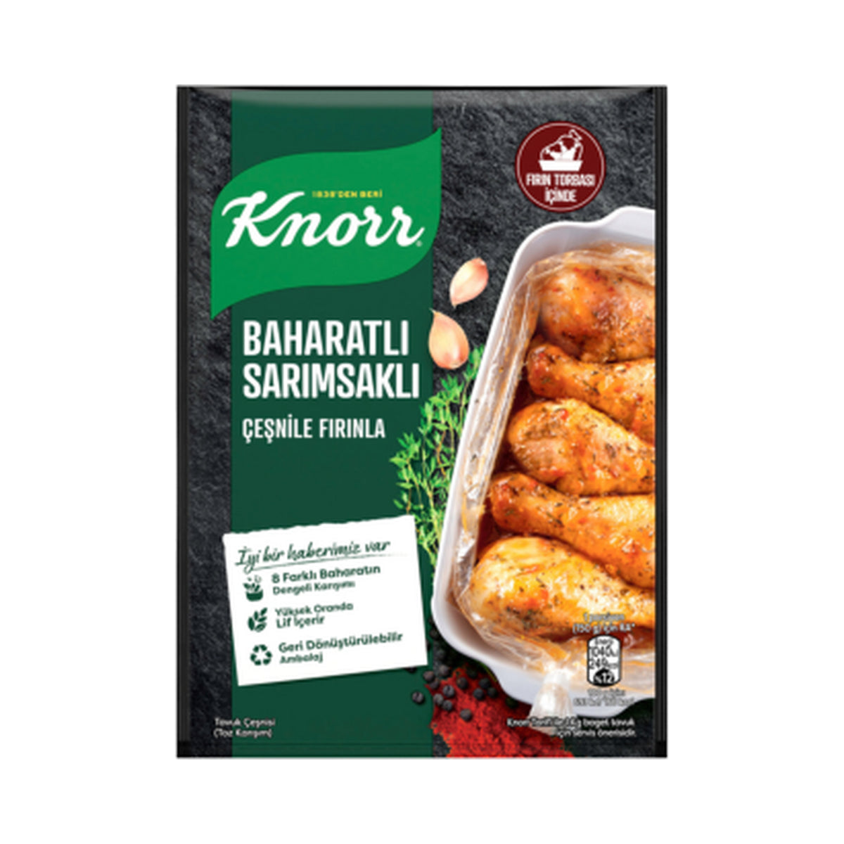 Knorr Oven Roasted Chicken Seasoning (Spicy & Garlic) 35 g (Case of 12)
