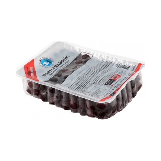 Marmara Birlik 800 g Black Olives "L 231-260 Type" In Brine In Vaccum Sealed Plastic Container