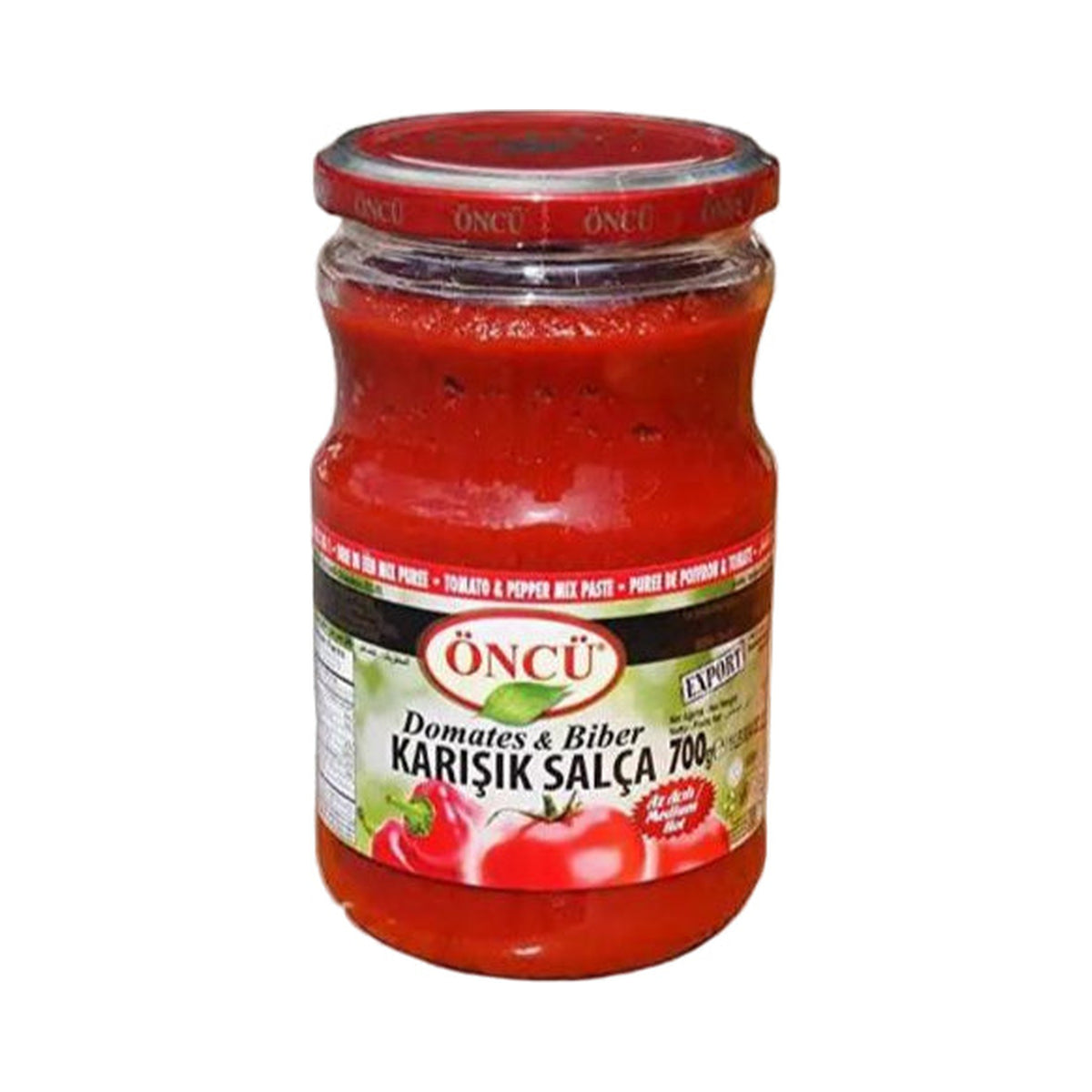 Oncu 700 g Tomato And Red Pepper Paste In Glass Jar