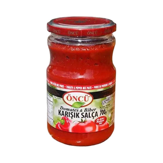 Oncu 700 g Tomato And Red Pepper Paste In Glass Jar