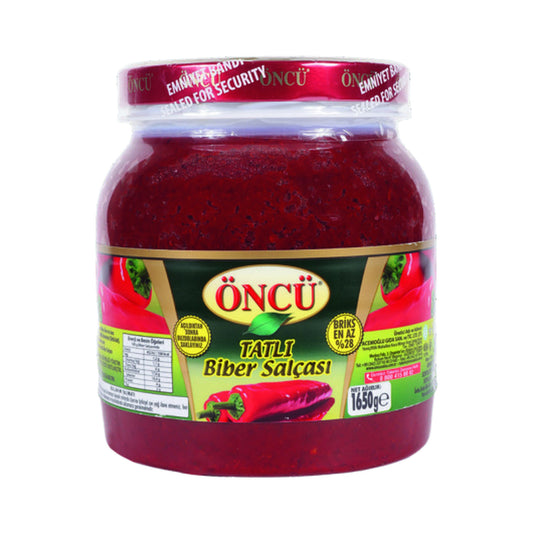 Oncu Pepper Paste in Glass Jar 1650 g