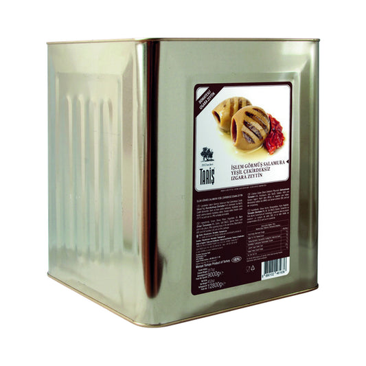 Taris Grilled Green Olives in Tin 9 kg (Case of 1)
