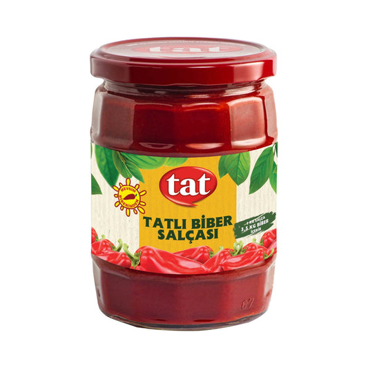 Tat Sweet Red Pepper Paste in Glass Jar 580 ml