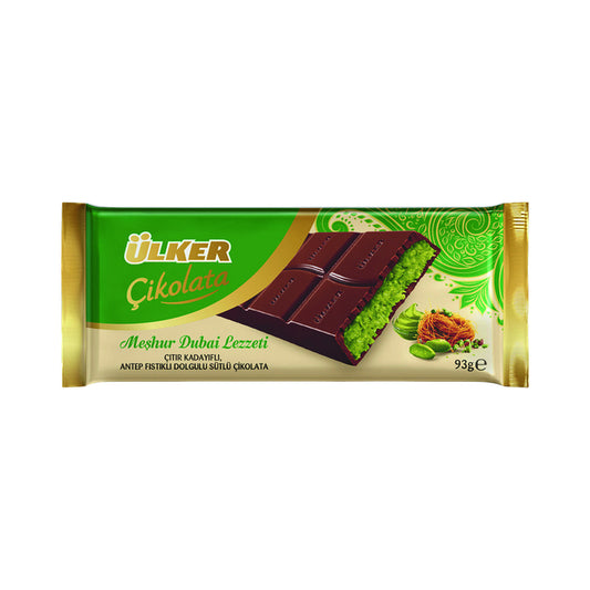 Ulker Dubai 93 g Milk Chocolate Bar (Case of 6)