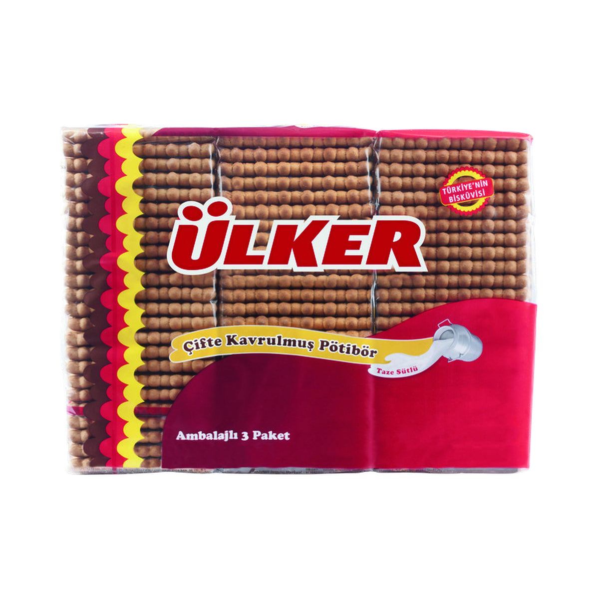 Ulker Petit Beurre Double Roasted Biscuits 3-Pack 450 g (Case of 10)