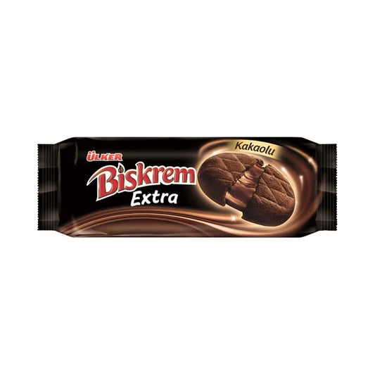Ulker Biskrem Extra Cocoa Cream Filled Biscuits 184 g