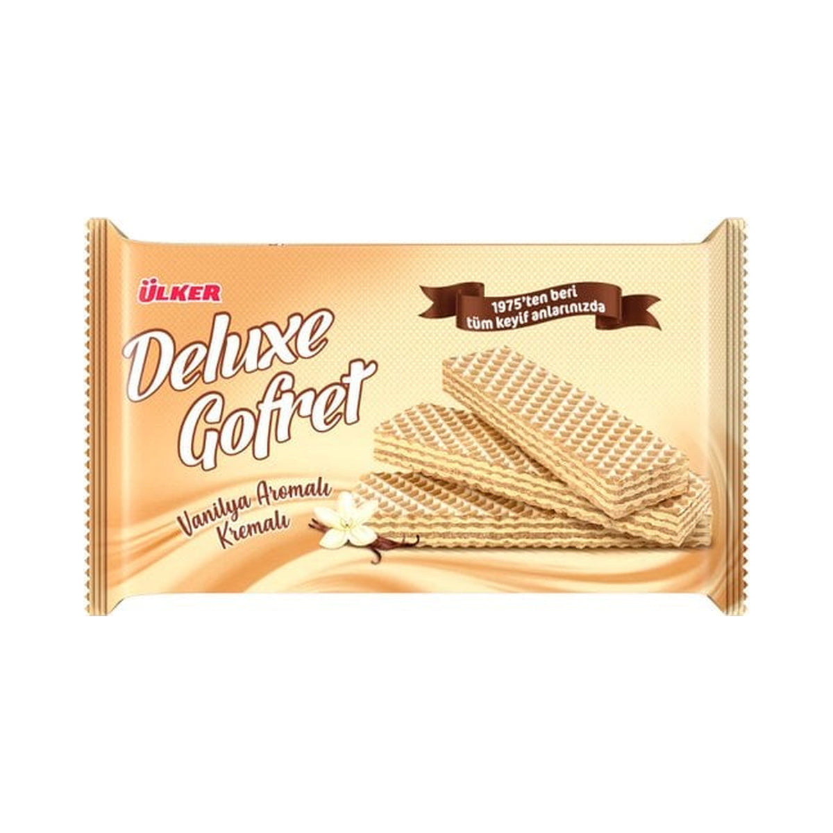 Ulker Deluxe Vanilla Cream Wafers 220 g