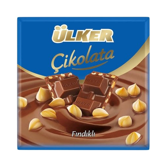 Ulker Milk Chocolate Square with Hazelnuts 60 g