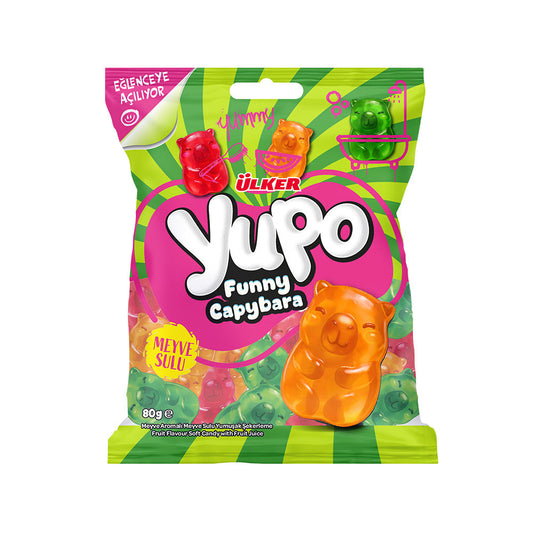 Ulker Yupo Funny Kappi Gummies 80 g — product packaging