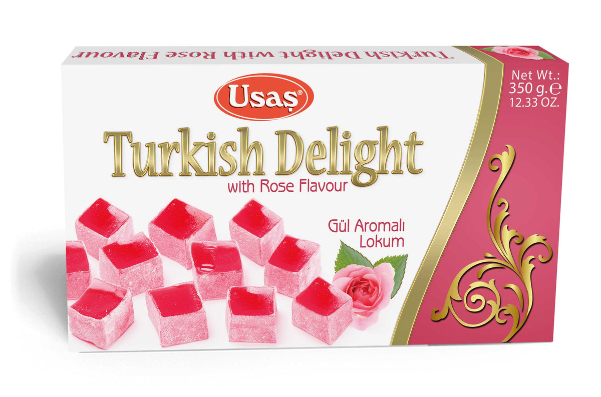 Usas Rose Flavored Turkish Delight 350 g