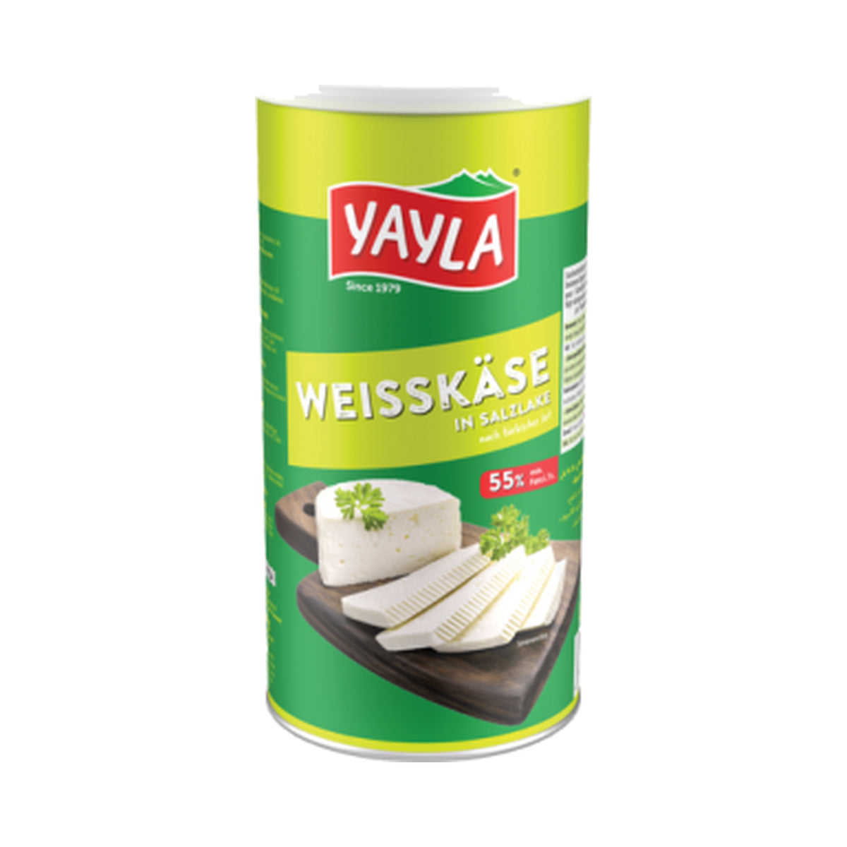 Yayla White Cheese 55% Cow Milk 800 g (Case of 6)