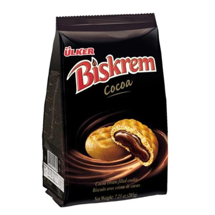 Ulker Biskrem Cocoa Cream Filled Biscuits 200 g (Case of 12)