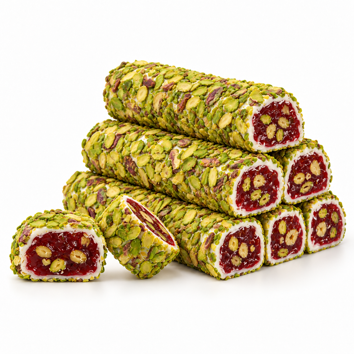 Hasan Aga Pistachio Pomegranate Hazelnut Turkish Delight 3 kg (Case of 6)