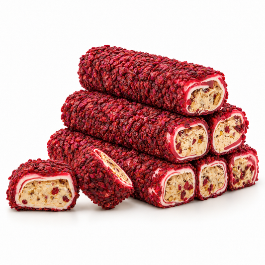 Hasan Aga Barberry Strawberry Cream Turkish Delight 2.5 kg 6-Pack (Case of 6)