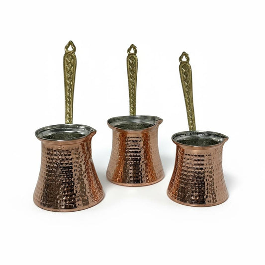 Maras Copper Coffee Pot 3-Piece Set
