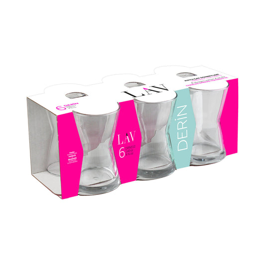 Lav Derin 312 Tea Glasses 6-Pack