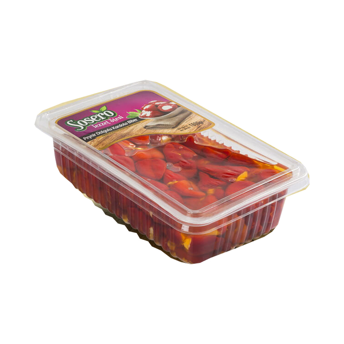 Sosero Cheese Stuffed Kardola Peppers in Vacuum Tray 1800 g