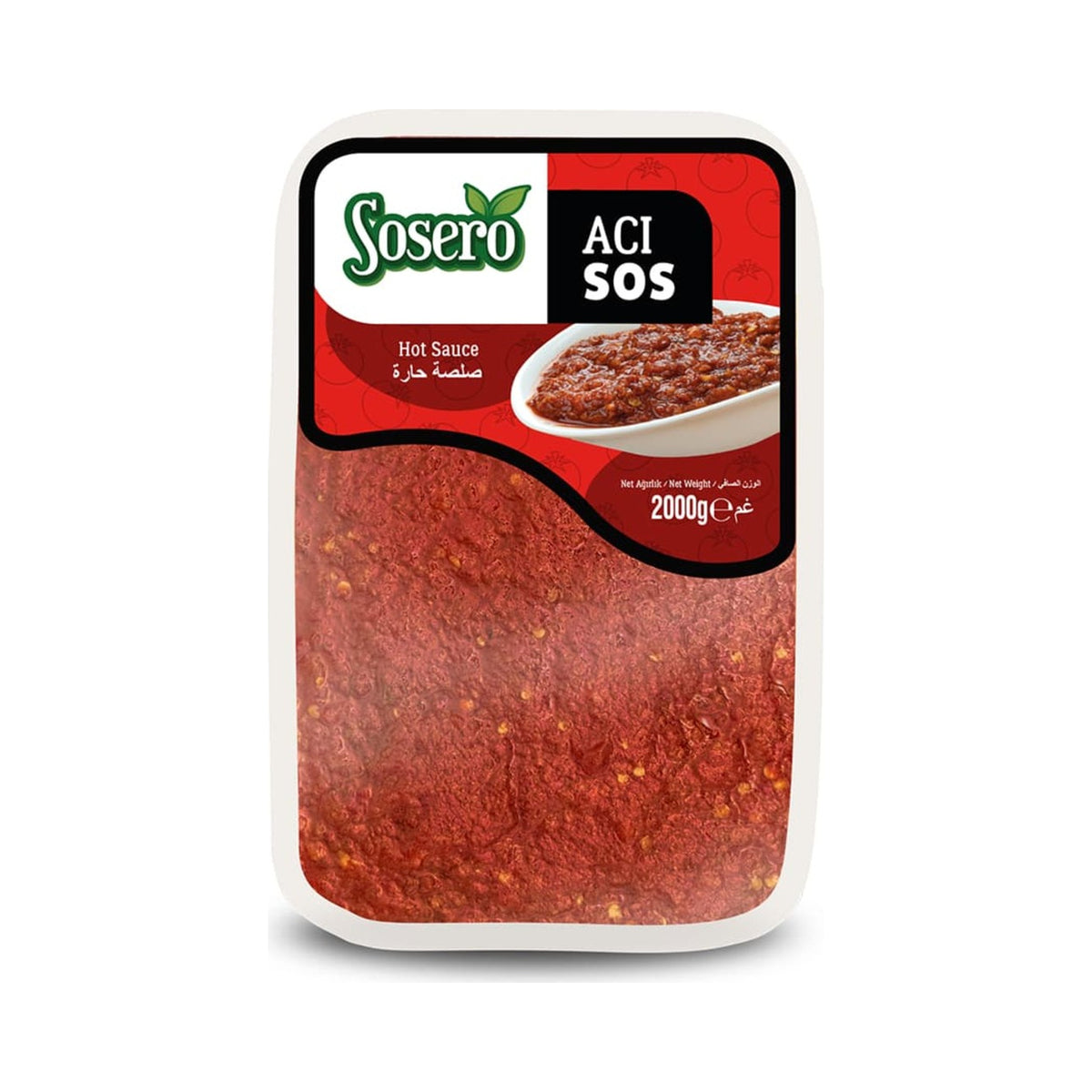 Sosero Hot Pepper Sauce in Vacuum Tray 2000 g