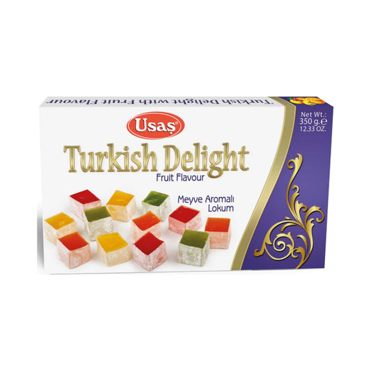 Usas Fruit Flavored Turkish Delight 350 g