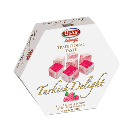 Usas Rose Flavored Turkish Delight 350 g